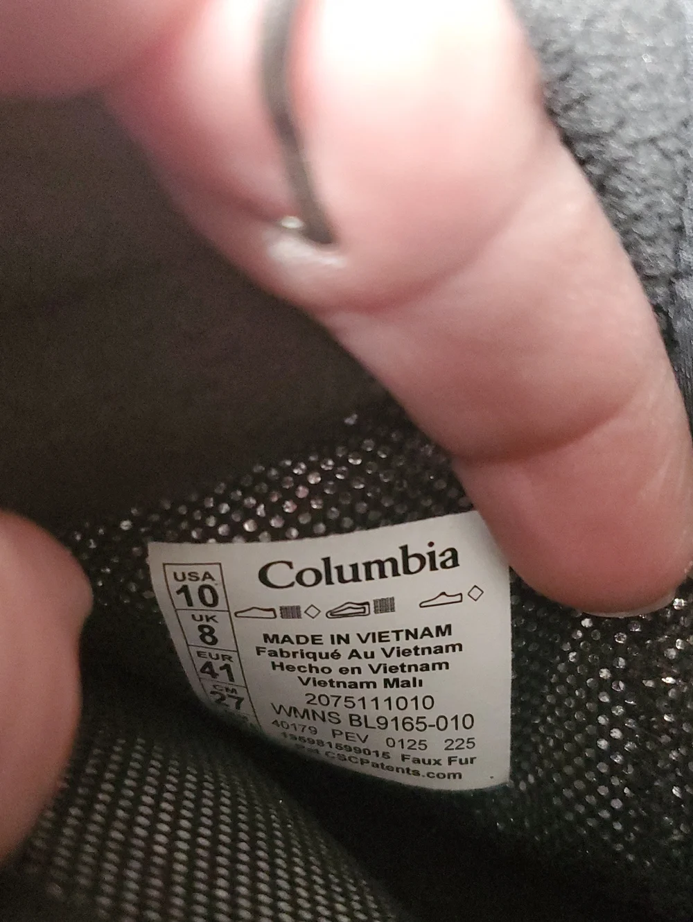 Columbia insulated quilted